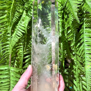Clear Quartz Crystal Generator/Natural Stunning Water Clear Quartz Crystal Point/Crystal Quartz Point/White Crystal Tower/Meditation Stone