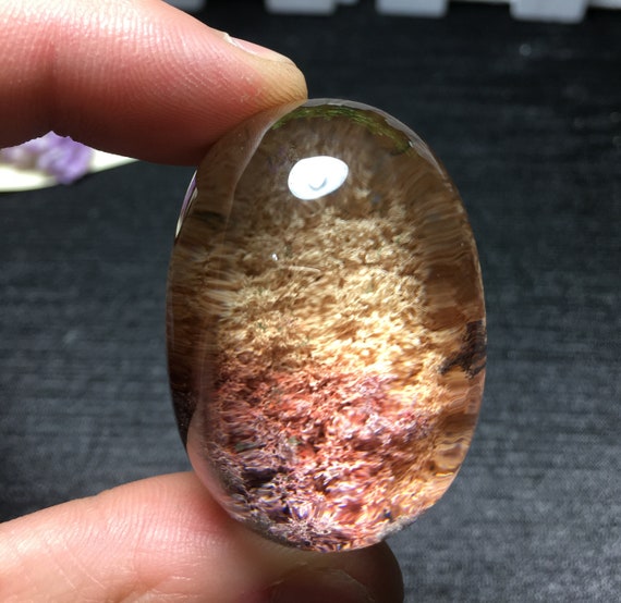 ✨奇跡の天然 ピラミッド スーパーファントムクォーツ ポイント 天然石ガーデンマルチカラーファントムクォーツペンダント/ピラミッド