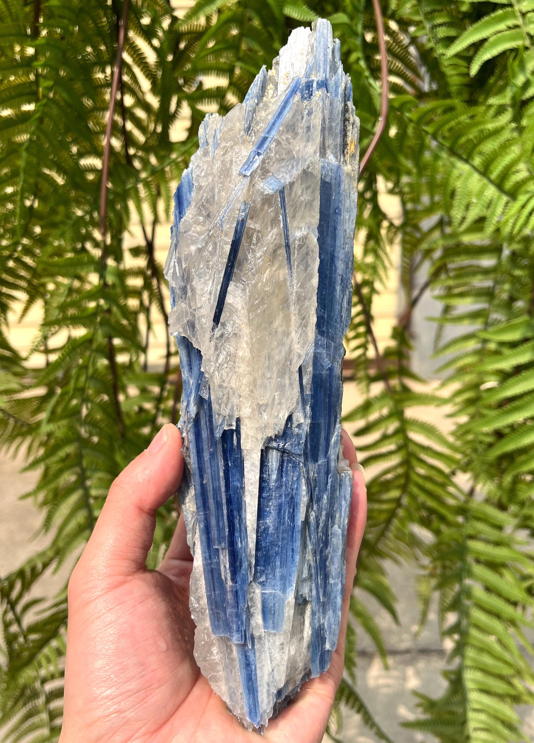 chie　天然石 Natural Large Rare Kyanite/blue Kyanite/feng Shui/meditation