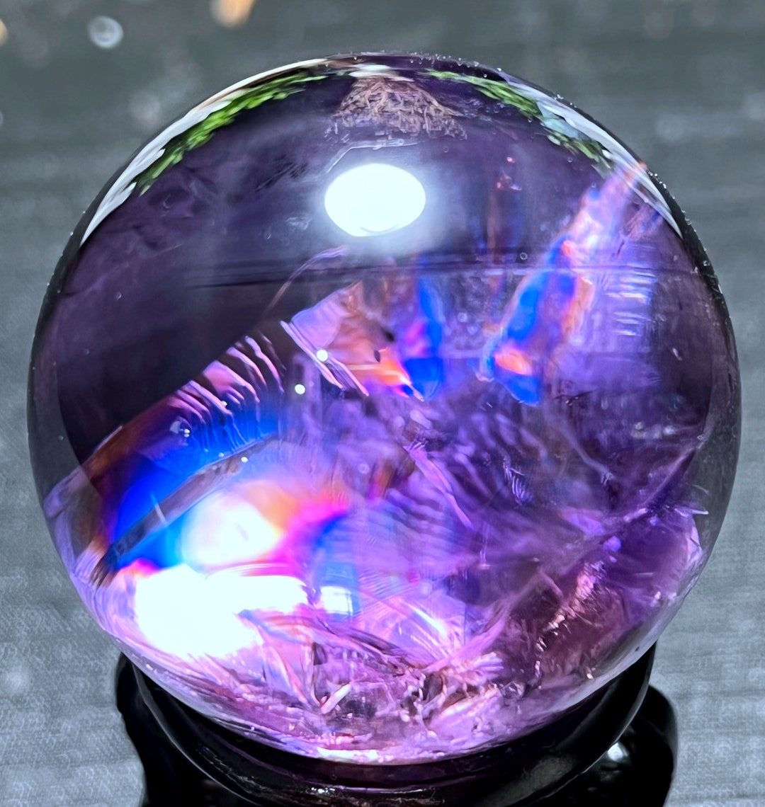 Natural Large Top Clear Amethyst Ball/crystal Sphere/amethyst Sphere ...