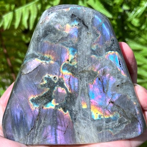 Large Labradorite /Shiny Polished Labradorite /Blue Moonstone/Jewelry/Chakra Reiki/Home Decor/collectibles/Healing Stone/Chakra/self stand