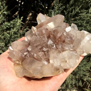 Natural Raw Himalaya Clear Abundance Quartz Cluster+Red Rutilated/White Abundance Quartz Cluster/Receiver Generator Quartz-Reflect Light