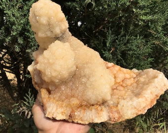 Gran ágata natural Geoda Piedra / Ágata Piedra Rocas / Ágata Druzy Cluster / Minerales Especímenes / Oficina del Hogar Spa Decoración/Feng Shui / piedra energética
