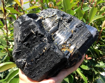 Top Quality Raw Large Natural Raw Black Tourmaline Stone/Rough Black Tourmaline Quartz/Tourmaline Mineral specimen/Black Tourmaline Chunk
