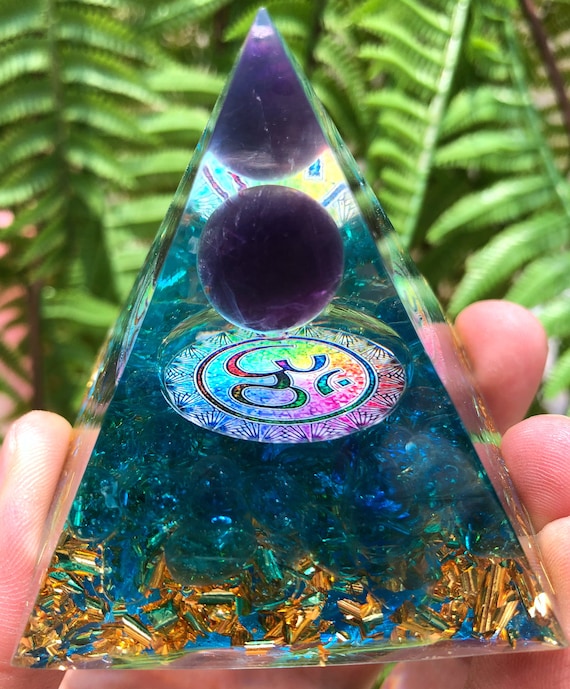 ファンタジーマジックアメジスト球オルゴン/クリスタルピラミッド