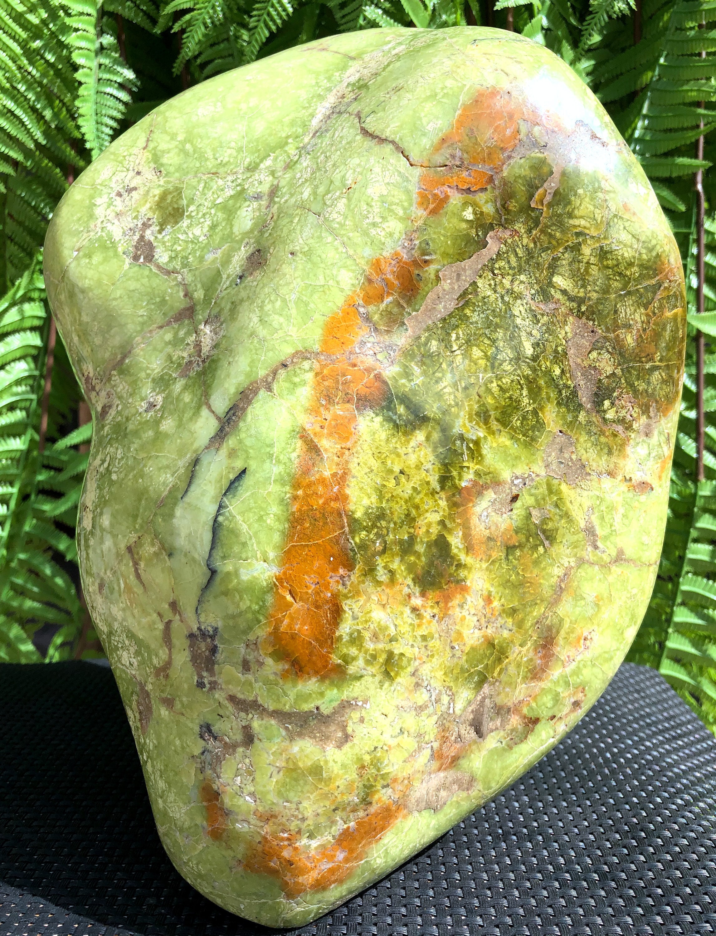 Top Quality Raw Large Natural Green Opal Stone/Rough Quartz/Green Mineral Specimen/Green Chunk