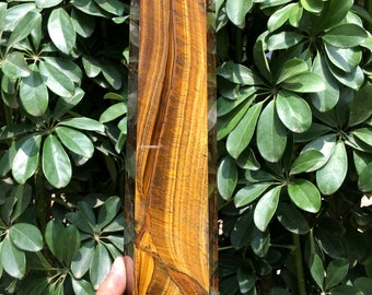Grande Punto Occhio Di Tigre Naturale/Piramide Quarzo/Chakra/Meditazione/Energ/Self stand/Ornamenti pietra energetica/Pietra curativa/Regalo speciale 3085g