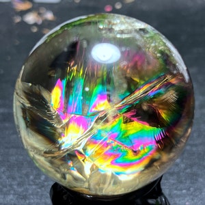 Crystal Sphere Citrine Naturelle Exquise Décoration De La Décoration De Cristal De La Décoration De La