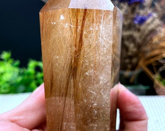 【1キロ超】ゴールドルチルクォーツ クリスタルタワー 天然石 金針 楽天市場】ゴールドルチル ルチルクォーツ ルチル 針水晶 丸玉 金針