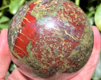 巨大 | 170 MM | ドラゴン ブラッド ジャスパー スフィア/ドラゴン