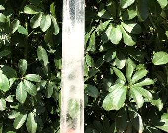 Clear Quartz Crystal Generator/Natural Stunning Water Clear Quartz Crystal Point/Crystal Quartz Point/White Crystal Tower/Meditation Stone