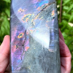 Large Labradorite /Shiny Polished Labradorite /Blue Moonstone/Jewelry/Chakra Reiki/Home Decor/collectibles/Healing Stone/Chakra/self stand