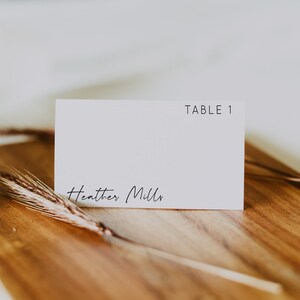Place Card Template - MOD01