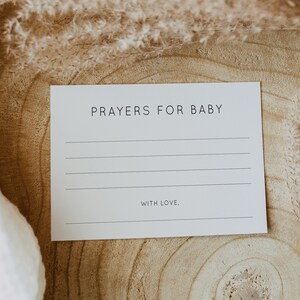 Gebete für Baby Karte - MOD01