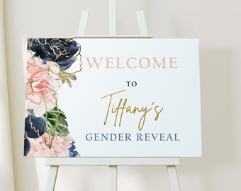 GENDER REVEAL Welcome Sign