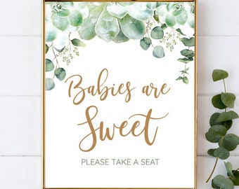 Babies are Sweet Please Take a Treat Sign - 007