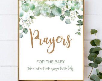 Succulent Prayers For Baby Sign - 007