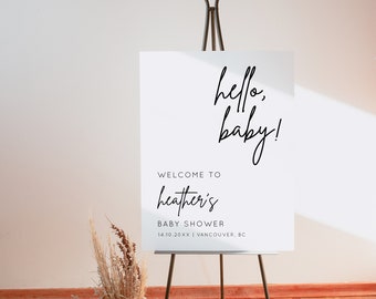 Baby Shower Welcome Sign - BSIG