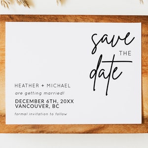 Save The Date Invite - MOD01