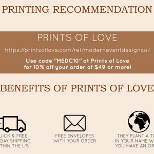 Może przedstawiać: Brązowy prostokąt z białym tekstem, kt&oacute;ry m&oacute;wi "PRINTING RECOMMENDATION" i "PRINTS OF LOVE". Pod tekstem znajduje się adres strony internetowej i kod rabatowy. Tekst m&oacute;wi "Użyj kodu "MEDC10" w Prints of Love, aby uzyskać 10% zniżki na zam&oacute;wienie od 49 &euro; lub więcej!" Poniżej znajduje się brązowy prostokąt z białym tekstem, kt&oacute;ry m&oacute;wi "KORZYŚCI Z PRINTS OF LOVE". Poniżej znajdują się trzy ikony: ciężar&oacute;wka, koperta i globus. Ikona ciężar&oacute;wki m&oacute;wi "SZYBKA I BEZPŁATNA DOSTAWA 2/3 DNI ROBOCZE W POLSCE". Ikona koperty m&oacute;wi "BEZPŁATNE KOPERTY Z ZAM&Oacute;WIENIEM". Ikona globusa m&oacute;wi "SADZĄ DRZEWO W TWOIM IMIENIU, GDY SKŁADASZ ZAM&Oacute;WIENIE".