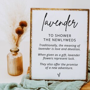 Lavender Toss Sign - Lavender Toss Sign Printable, Wedding Lavender Toss Sign, Lavender Confetti Send Off Sign - MOD01