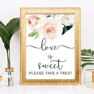 Sweets and Treats Sign, Sweets and Treats Favor Sign, Sweets and Treats, Favor Sign, Favor Table Sign - 8x10 - Jpg File