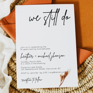 We Still Do Invitation - Modern