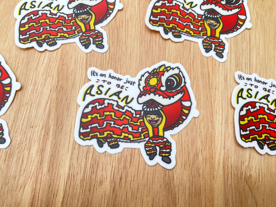 AAPI Pride, Proud to Be Asian Vinyl STICKER , It is an Honor Just to Be ...