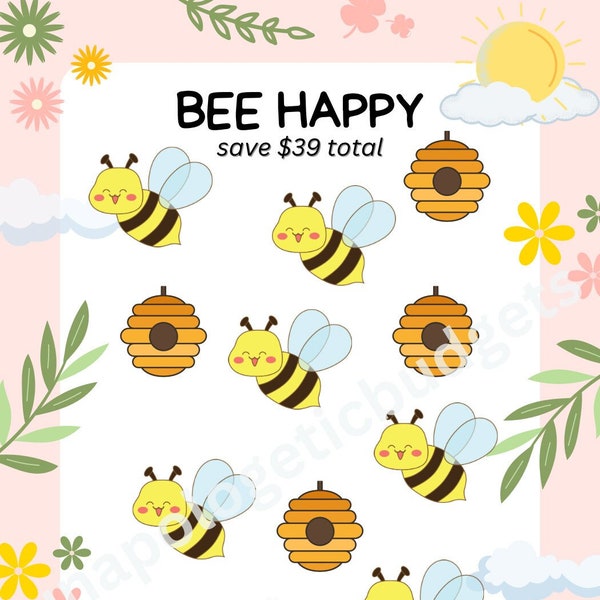 Honey Bee Mini Savings Challenge - Printable