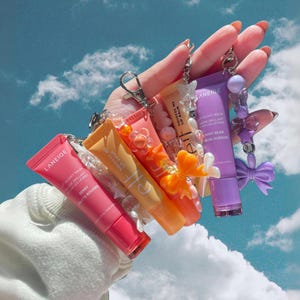 LIP BALM KEYCHAINS&lt;3