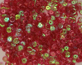 etc Sequins Tiny Mixed Color Stars Red Silver Blue Yellow ~800 pieces Loose