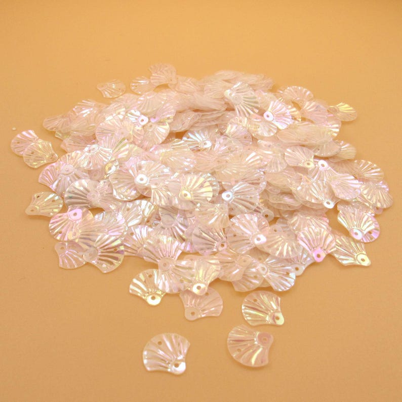 Sequins Crystal Iris Clams / Sea Shell ~12mm ~250 Pieces [100] - Etsy
