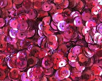 Bonnets ronds roses hologrammes 6 mm, en vrac ~750 pièces