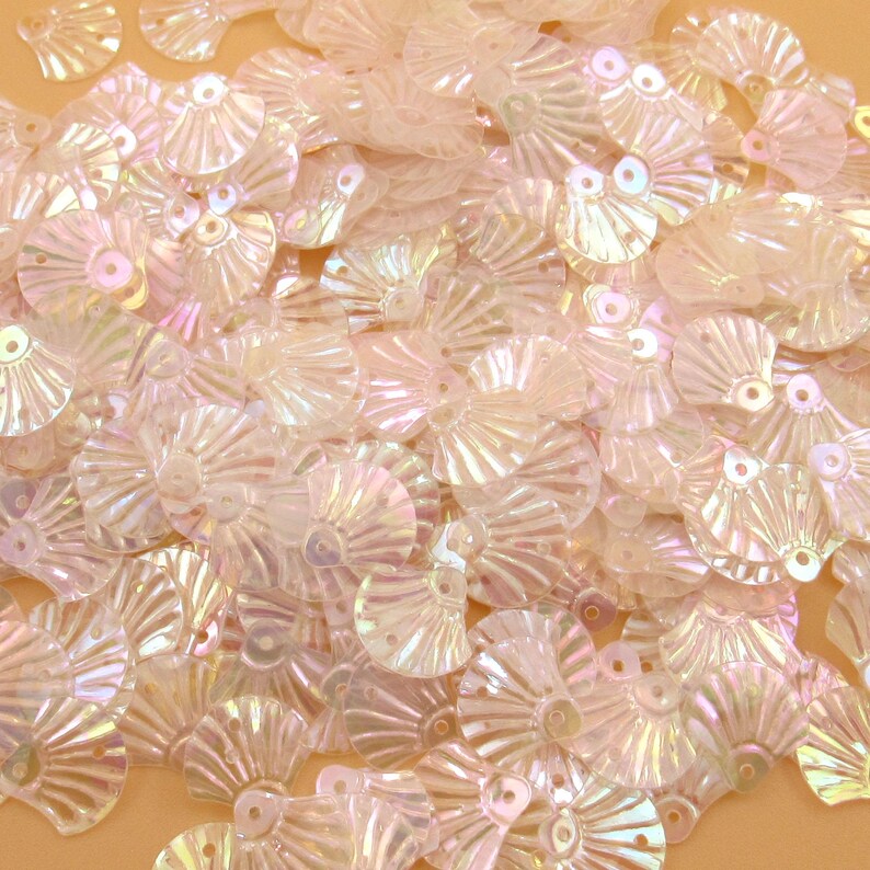Sequins Crystal Iris Clams / Sea Shell ~12mm ~250 Pieces [100] - Etsy