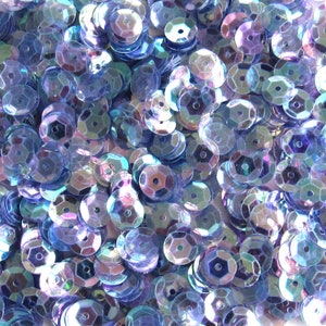 Amethyst Iris 5mm Round Cup Sequins Loose 1,000 pieces