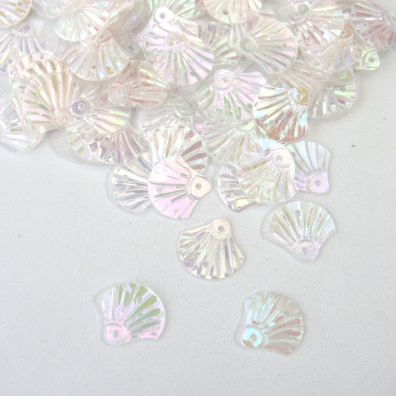 Sequins Crystal Iris Clams / Sea Shell ~12mm ~250 Pieces [100] - Etsy