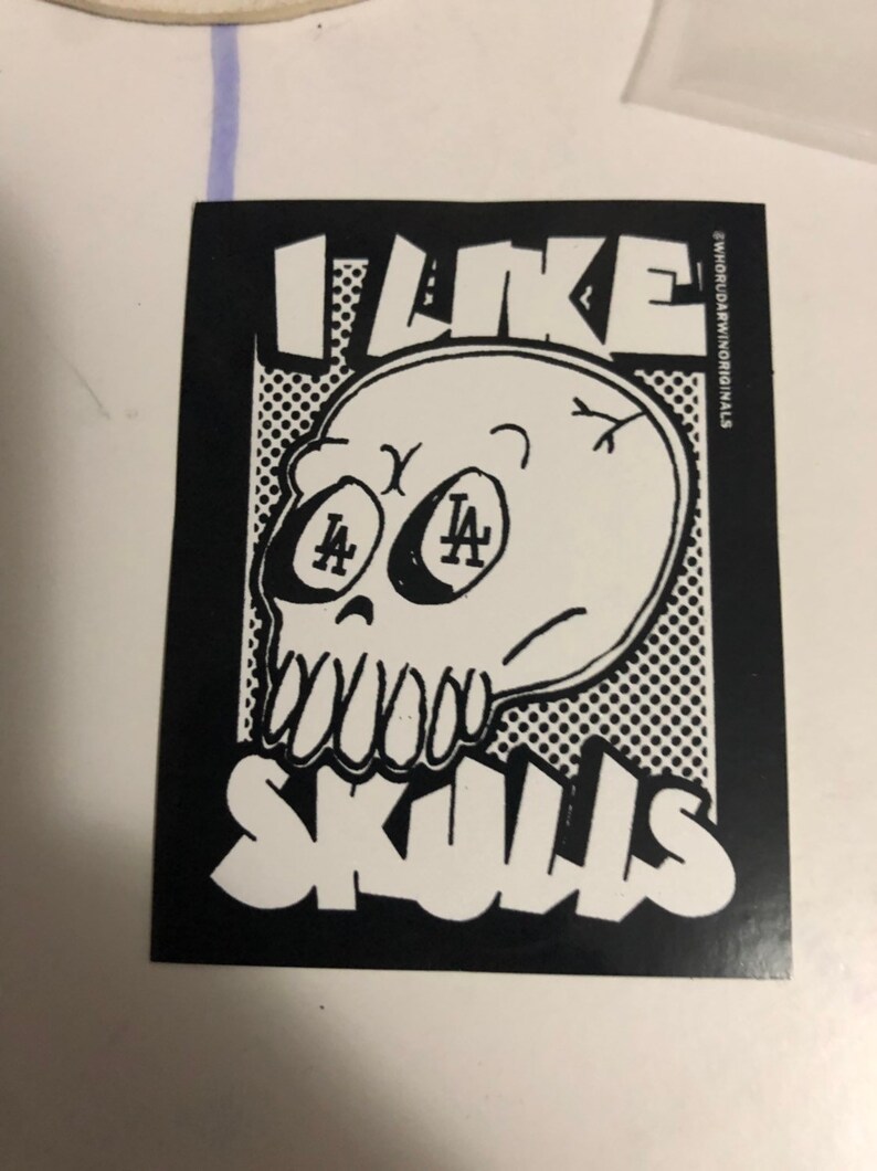I Like Skulls Sticker Pack Etsy
