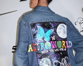 astroworld denim jacket