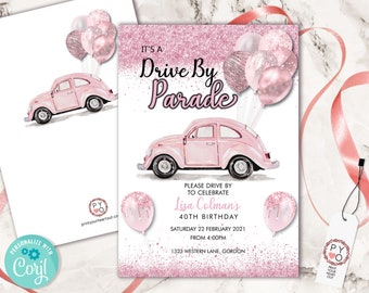 Download Drive By Thru Birthday Beetle Car Birthday Parade Invitation Safari Animals Long Distance Birthday Parade Birthday Invite Wild Safari Art Collectibles Digital Delage Com Br