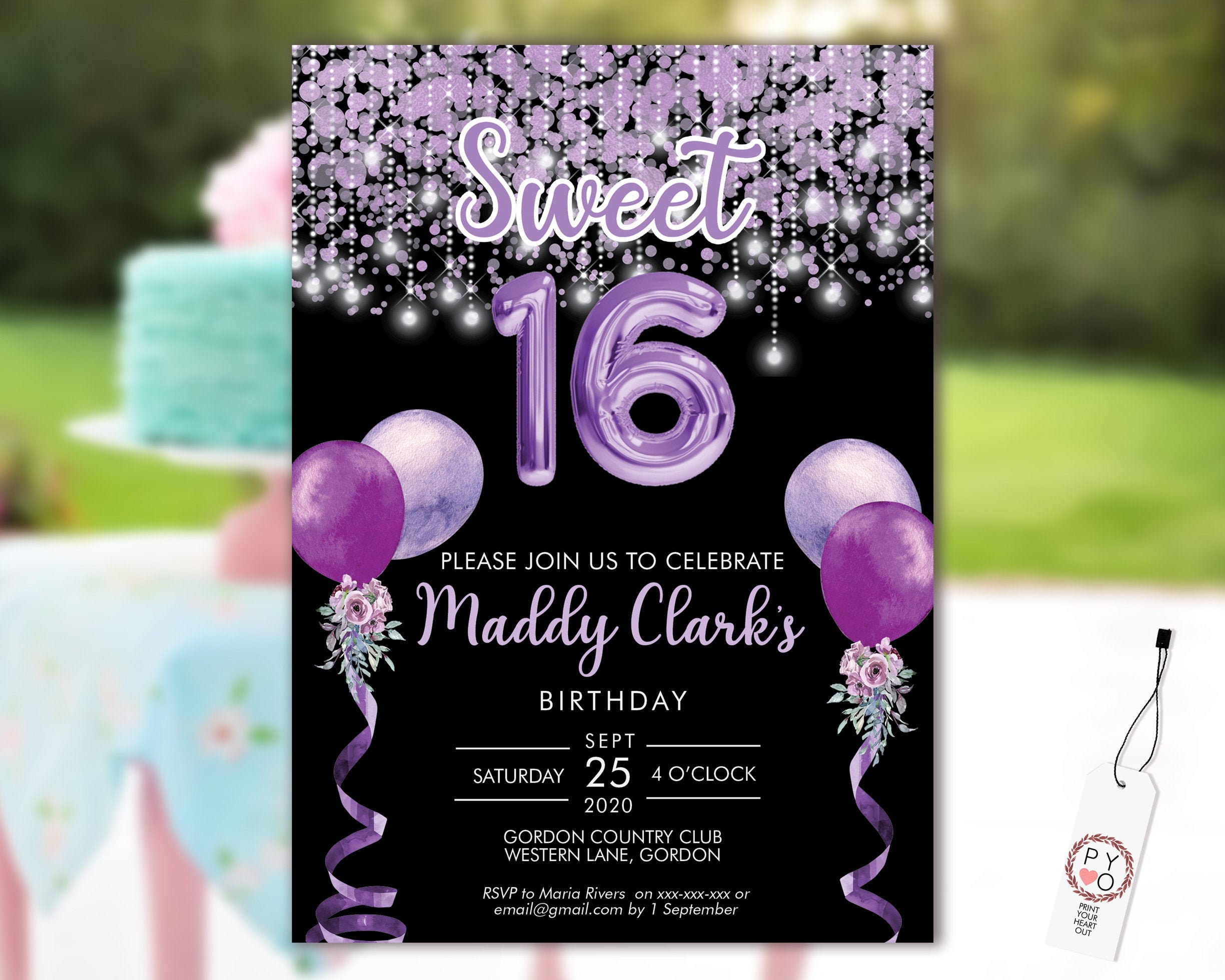 sweet-16-invitation-templates