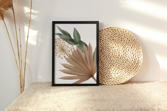 Fan Palm Digital Print | Printable Natural Art | Tropical Art Print | Natives Wall Art | DIY Wall Art | Grass Leaves Print | Office Art