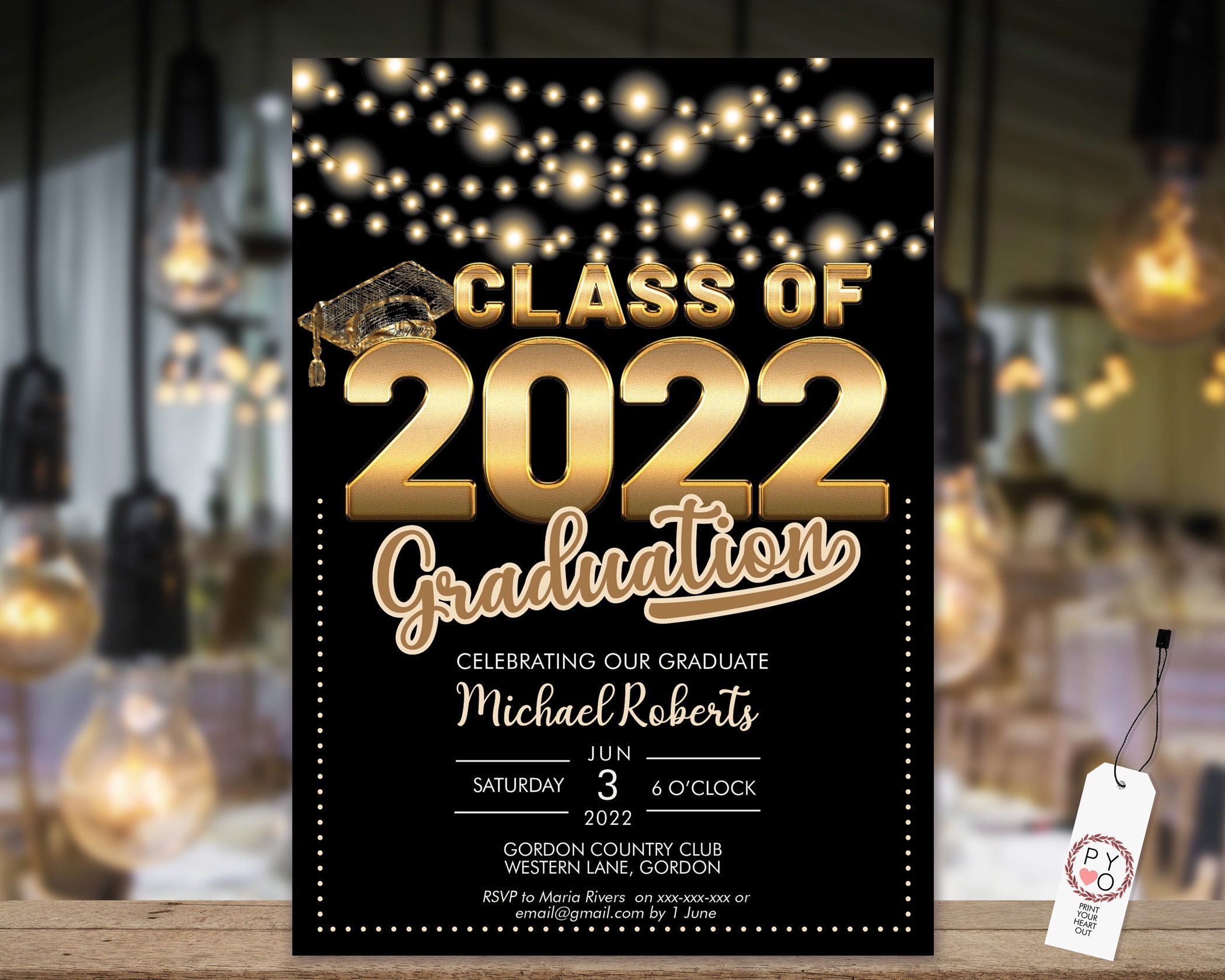 Class Of 2022 Graduation Invitations