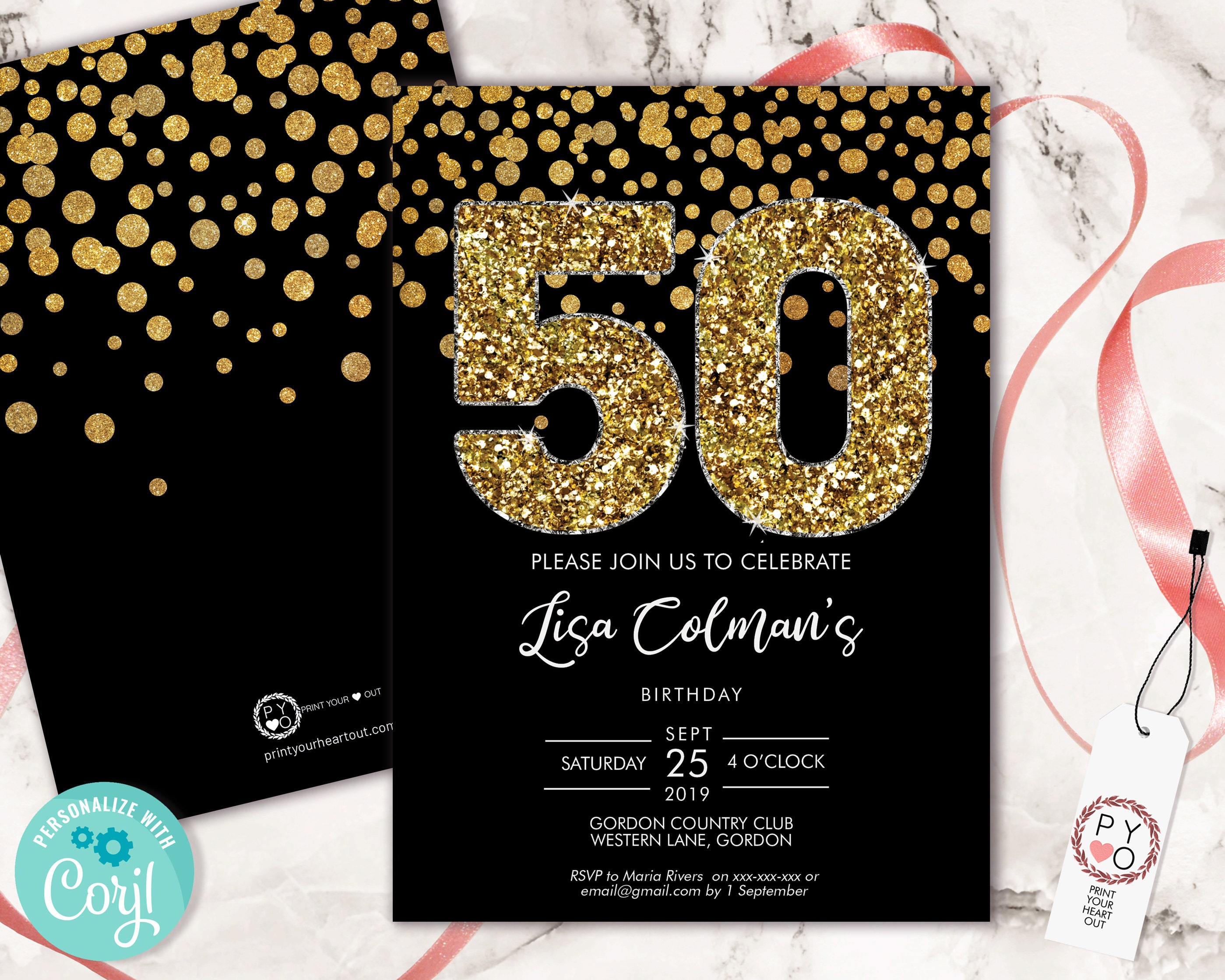 50th Birthday Invitation Wording 50th Invitation Birthday Templates 