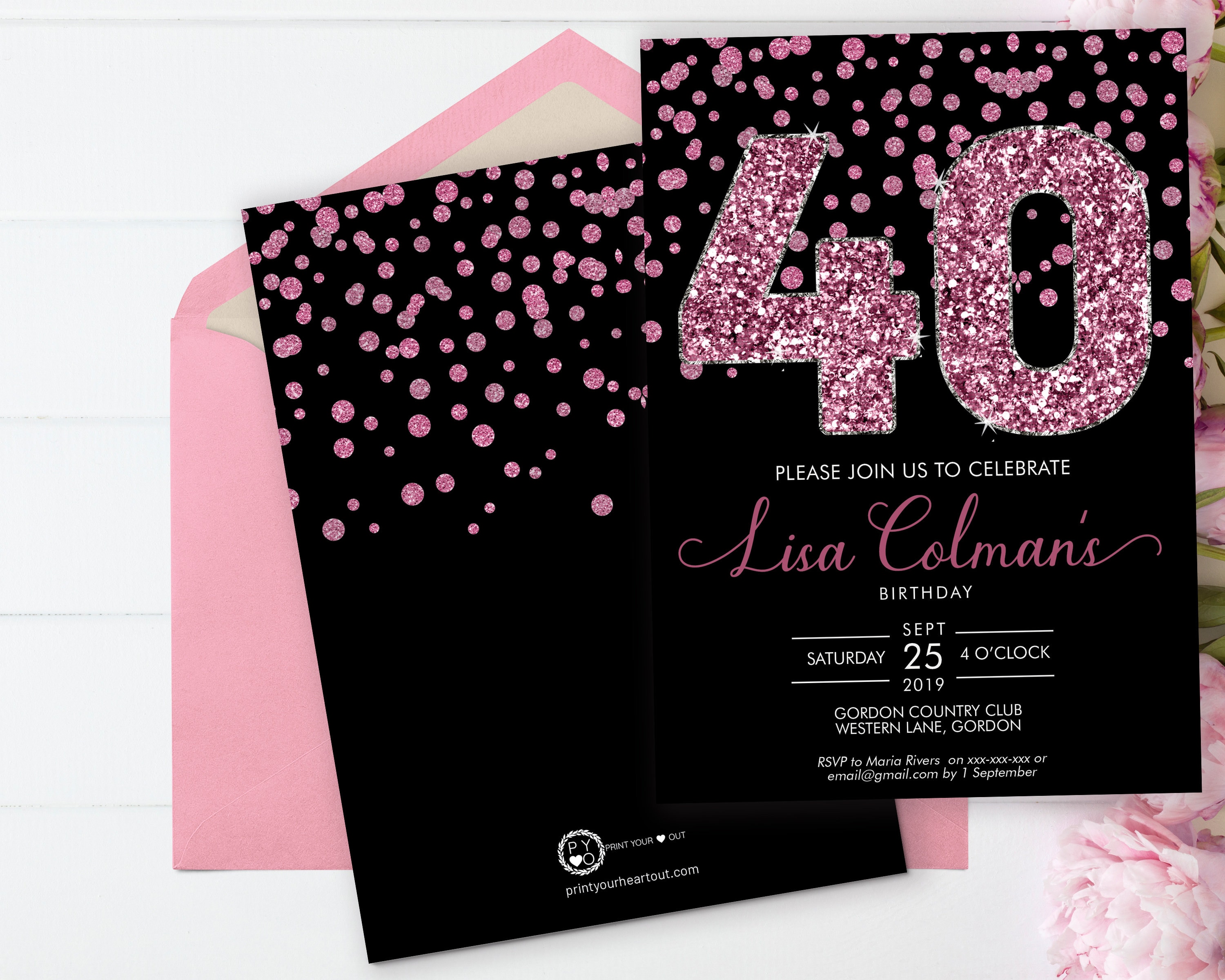 diy-40th-birthday-confetti-invitation-printable-template-black-pink