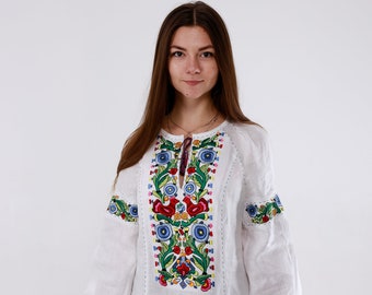 Blouse Kenzo/ Ukrainian Embroidered/ embroidered blouse/ Ukrainian blouse