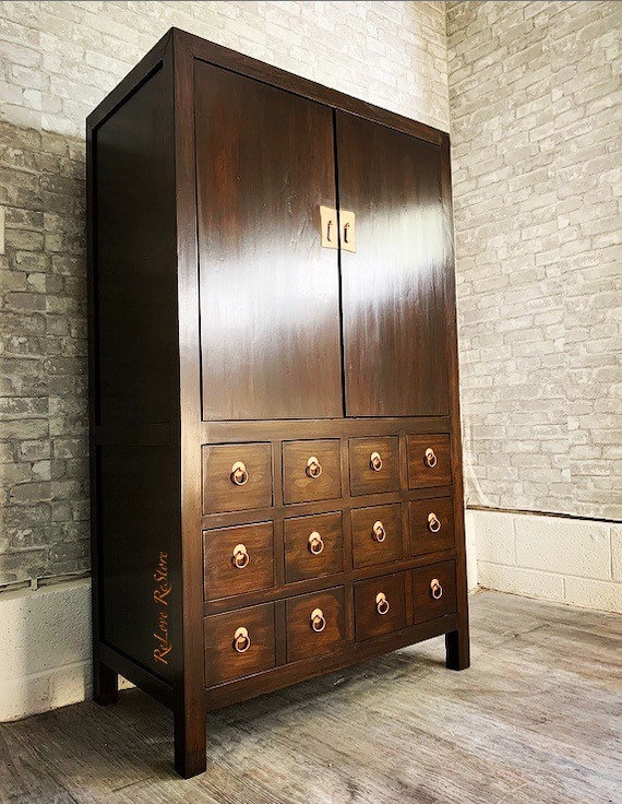 SOLDApothecary Style Storage shelf/Wine Bar Etsy