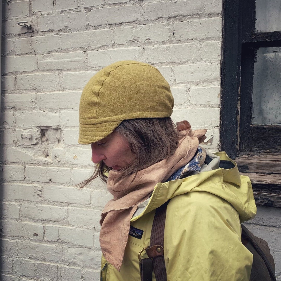 Cycling Cap / Custom Made / Welding Cap/ Linen Soft Brim Hat Etsy