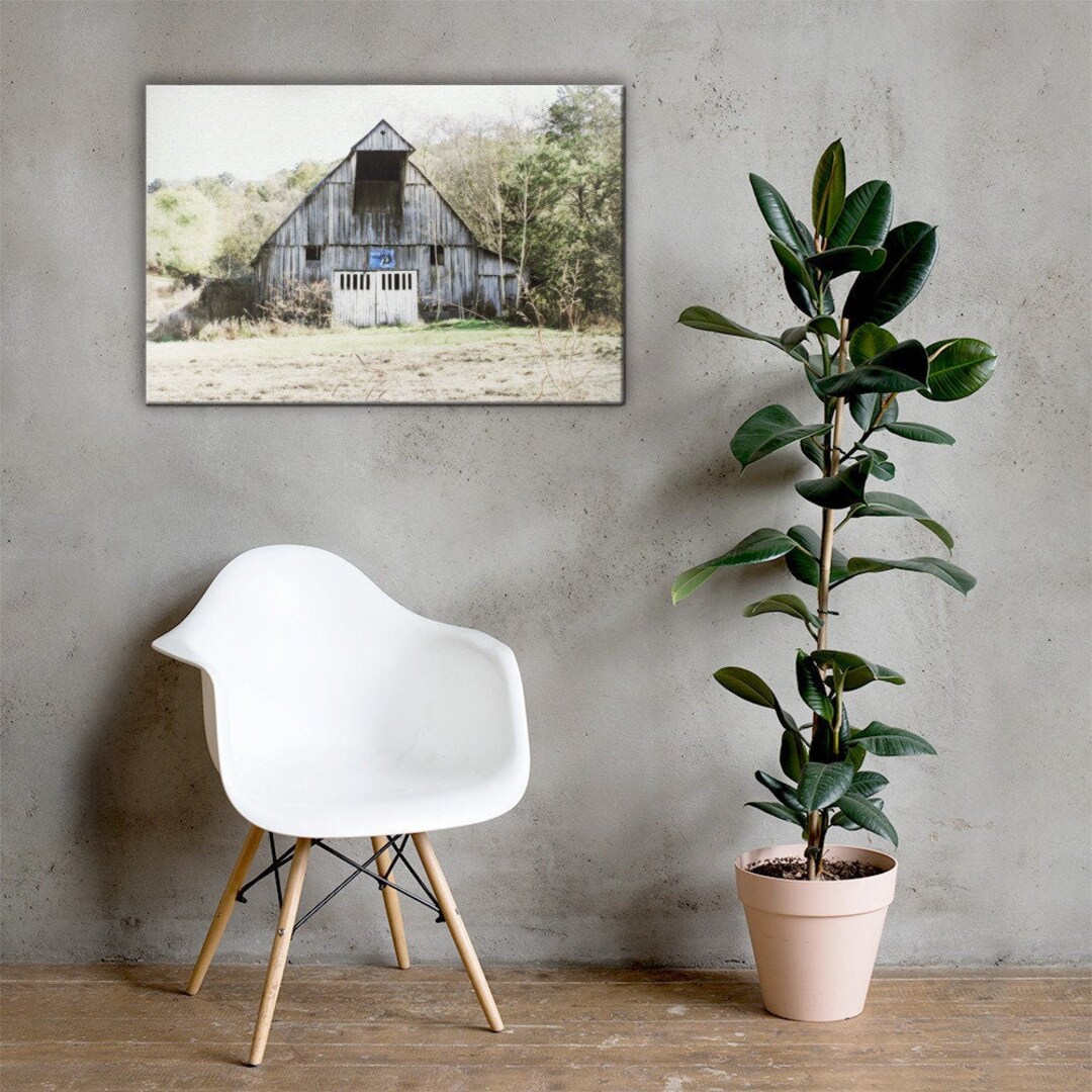Large Canvas Barn Photo Barn Photo Rustic Art Farmhouse Etsy