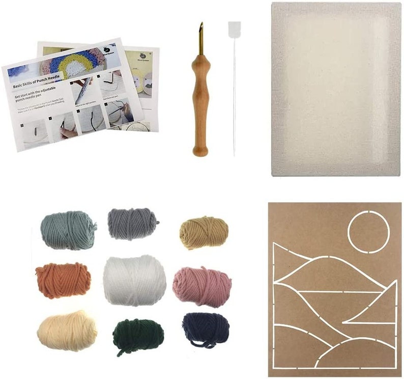 Sunrise Punch Needle Starter Kit Punch Needle Kit Oxford Etsy