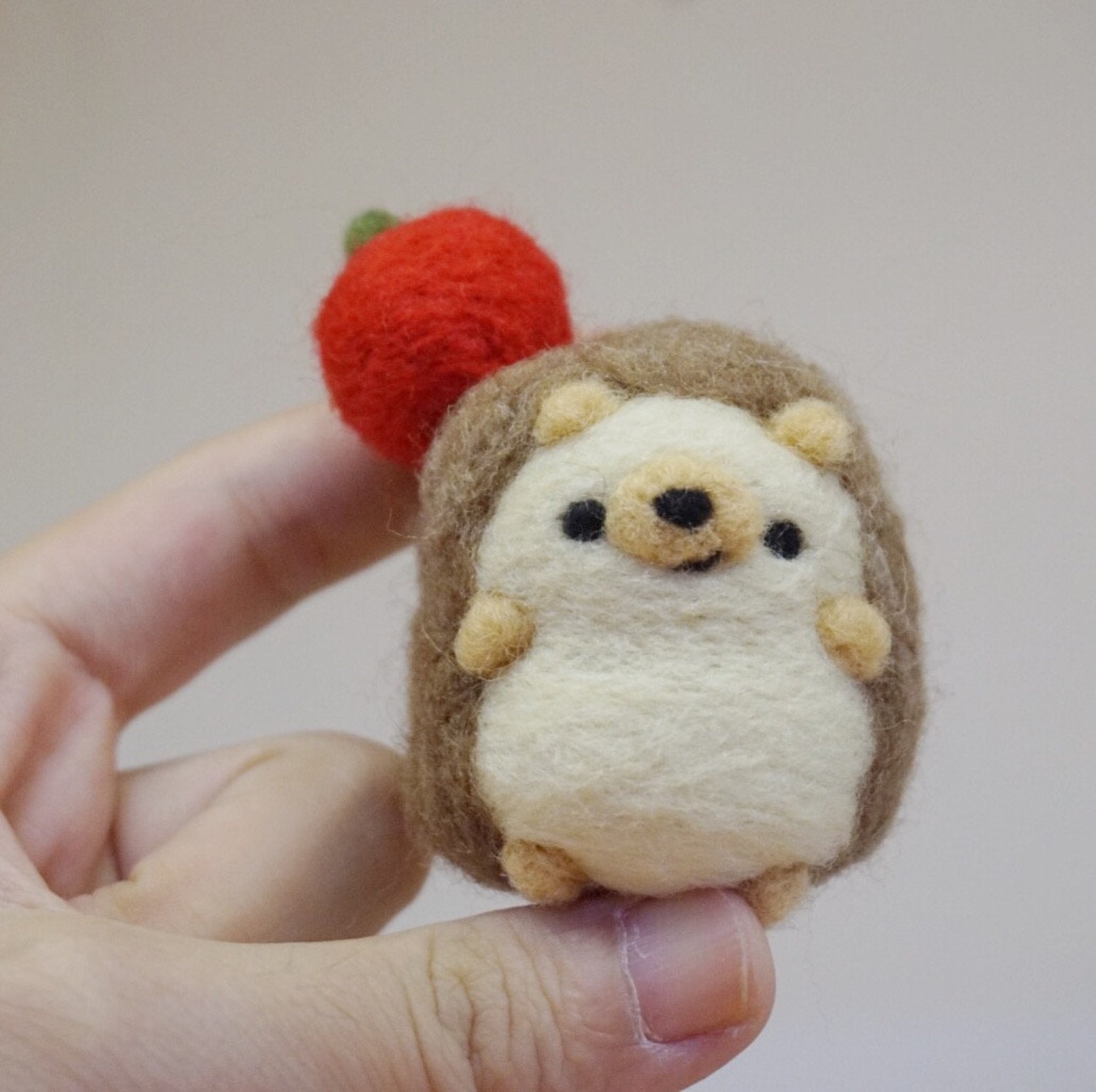 Hedgehog Needle felting kitfelted animalDIY kit for Etsy